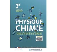 Physique-Chimie 3e: Cahier