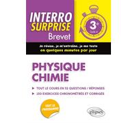 Physique-chimie 3e - Tout le cours en 52 questions/réponses et 150 exercices chronométrés et corrigés Tout le cours en 52 questions-réponses et 150 exercices chronométrés et corrigés - Thierry Paquero