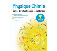 Physique-chimie 4e / Cahier d'évaluation des compétences Cahier de l'élève - Collectif - Belin Éducation - broché - Scolaire / Universitaire