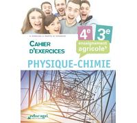 Physique Chimie - 4e et 3e Cahier d'exercices : Enseignement agricole - Kowalski - Educagri - broché - Scolaire / Universitaire