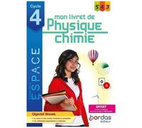 Physique Chimie 5e 4e 3e Cycle 4 Espace - Mon Livret De Physique Chimie