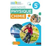 Nicolas Coppens – Physique Chimie 5e – Cahier d'activités – 2021 – Broché – Nathan
