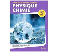 Physique-Chimie 5e Cycle 4 Mon Cahier D'activités Et D'exercices