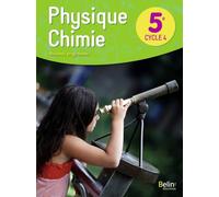 Physique chimie 5e livre de l'élève
