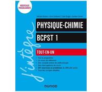 Physique-Chimie Bcpst 1 - Tout-En-Un
