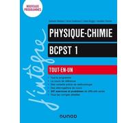 Physique-Chimie Bcpst 1 - Tout-En-Un