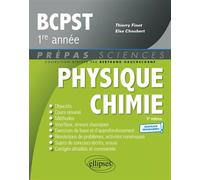 Physique-Chimie BCPST1 - Programme 2021 - Thierry Finot - Ellipses - broché - Scolaire / Universitaire