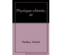 Physique chimie e seconde