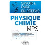 Physique chimie mpsi