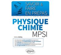 Physique-chimie MPSI - Mathieu Hebding - Ellipses - broché - Scolaire / Universitaire