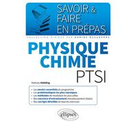 Physique-chimie PTSI - Mathieu Hebding - Ellipses - broché - Scolaire / Universitaire