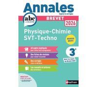 Physique-Chimie - Sciences De La Vie Et De La Terre - Technologie 3e - Sujets & Corrigés