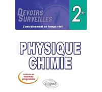 Physique chimie seconde nouveau programme