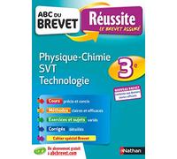Physique-Chimie - SVT (Sciences de la vie et de la Terre) - Techno 3e - ABC du Brevet Réussite - Brevet 2022 - Cours, Méthode, Exercices