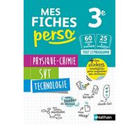 Physique-Chimie - SVT (Sciences de la vie et de la Terre) - Technologie 3e - Mes fiches perso Brevet - Révisions Brevet 2026
