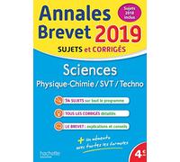 Physique-Chimie, SVT, Technologie: Sujets corrigés
