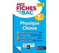 Physique-Chimie Terminale – Mes fiches pour le BAC Tle – BAC 2026 – Nathan