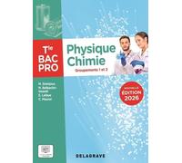 Physique - Chimie Tle Bac Pro Groupements 1 et 2 (2026) - Pochette élève