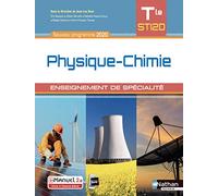 Physique-chimie - Term STI2D - Enseignement de spécialité - Livre + licence élève - 2020 Jean-Luc Azan (Directeur éditorial), Jean-Luc Azan (Auteur), Eric Bausson (Auteur), Sylvain Berchet (Auteur), N