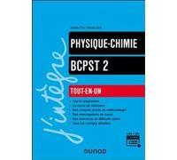 Physique-Chimie Bcpst 2e Année - Tout-En-Un