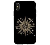 Physique de l'âge Atomique Atom Retro Space Science Coque pour iPhone X/XS