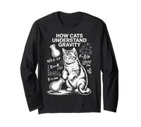 Physique des Chats Comment Les Chats comprennent la gravité | Funny Cat Manche Longue