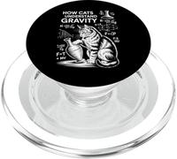 Physique des Chats Comment Les Chats comprennent la gravité | Funny Cat PopSockets PopGrip pour MagSafe