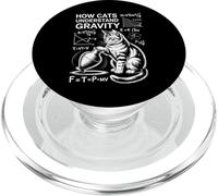 Physique des Chats Comment Les Chats comprennent la gravité | Funny Cat PopSockets PopGrip pour MagSafe