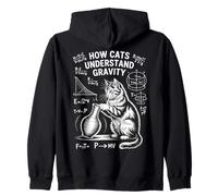 Physique des Chats Comment Les Chats comprennent la gravité | Funny Cat Sweat à Capuche
