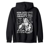 Physique des Chats Comment Les Chats comprennent la gravité | Funny Cat Sweat à Capuche