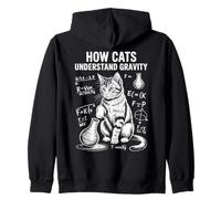 Physique des Chats Comment Les Chats comprennent la gravité | Funny Cat Sweat à Capuche