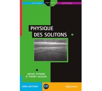 Physique des solitons - Michel Peyrard - Edp Sciences - broché - Scolaire / Universitaire