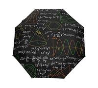 Physique Mathématiques Élément Formule Parapluie Pliable Pliant à Ouverture Automatique Parapluies Pliant Coupe-Vent pour Voyager Plage Femmes Enfants Homme Fille