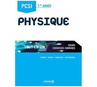 Physique Pcsi 1re Année