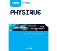 Physique PCSI 1re année 2017 - Collectif - De Boeck Supérieur - broché - Scolaire / Universitaire