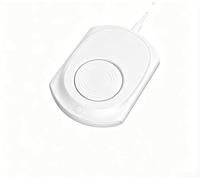 Physique pour souris agitateur USB-C alimenté avec modes réglables - Curseur optique silencieux pour garder le PC éveillé et empêcher le sommeil (blanc)