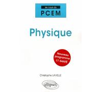 Physique. Programme L1 santé - Christophe Lavelle - Ellipses - broché - Etude