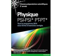 Vincent Renvoizé – Physique PSI-PSI* PT-PT* – Tout le programme 2014 : exercices corrigés – Broché