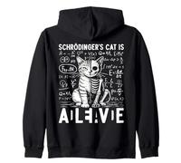 Physique quantique Cat Alive Dead de Schrödinger Sweat à Capuche