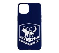 Physique quantique du Chat Mort et Vivant de Double Schrödinger Coque pour iPhone 15 Plus