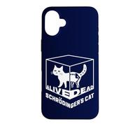 Physique quantique du Chat Mort et Vivant de Double Schrödinger Coque pour iPhone 16 Plus
