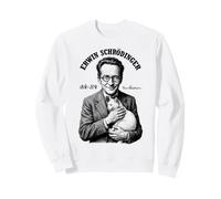 Physique quantique Erwin Schrodinger Cat Equation Science Sweatshirt