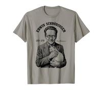 Physique quantique Erwin Schrodinger Cat Equation Science T-Shirt