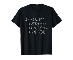Physique Sujet Modèle standard Professeur de sciences Lagrangien T-Shirt