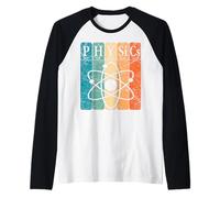 Physique Tableau périodique Éléments Retro Science Lover Atom Manche Raglan