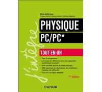 Physique Tout-en-un PC/PC* 7ème édition - Marie-Noëlle Sanz - Dunod - relié - Etude