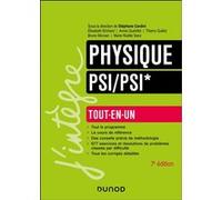 Physique Tout-en-un PSI/PSI* Stéphane Cardini (Auteur), Elisabeth Ehrhard (Auteur), Annie Guérillot (Auteur), Thierry Guillot (Auteur), Marie-Noëlle Sanz (Auteur)