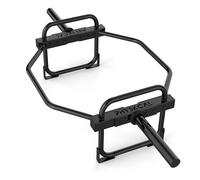 PhysKcal Barre de piège olympique, barre d'haltère hexagonale avec manches lisses de 5,1 cm, design d'haltère facile à charger et à décharger pour les débutants en haltérophilie - Idéal pour les