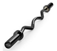 PhysKcal EZ Curl Barre, Curl SZ Barre d'haltères Ø50 mm, Noir