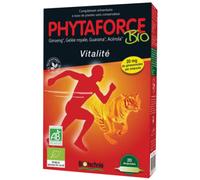 Phytaforce Vitalité Complément Alimentaire À Base De Plantes Ampoules 20x10ml